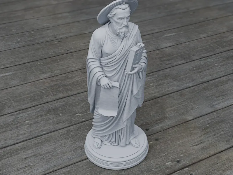 Heiliger Aristides von Athen - Andachtsstatue