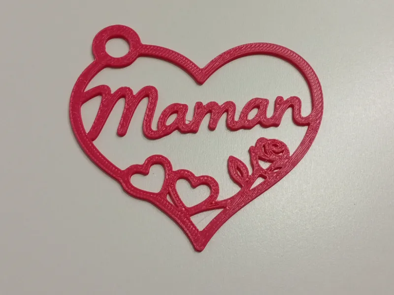 maman rose keychain