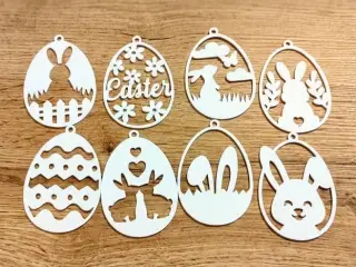 Easter eggs for hanging