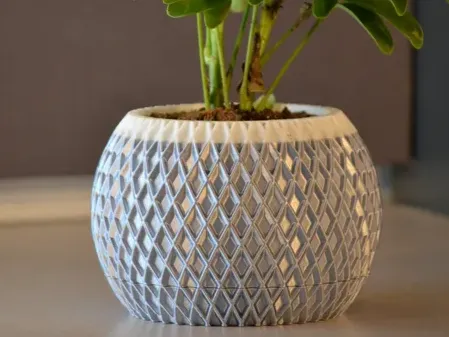 VASO MODERNO COM BASE