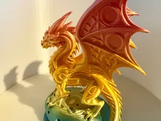 Gothic moon dragon