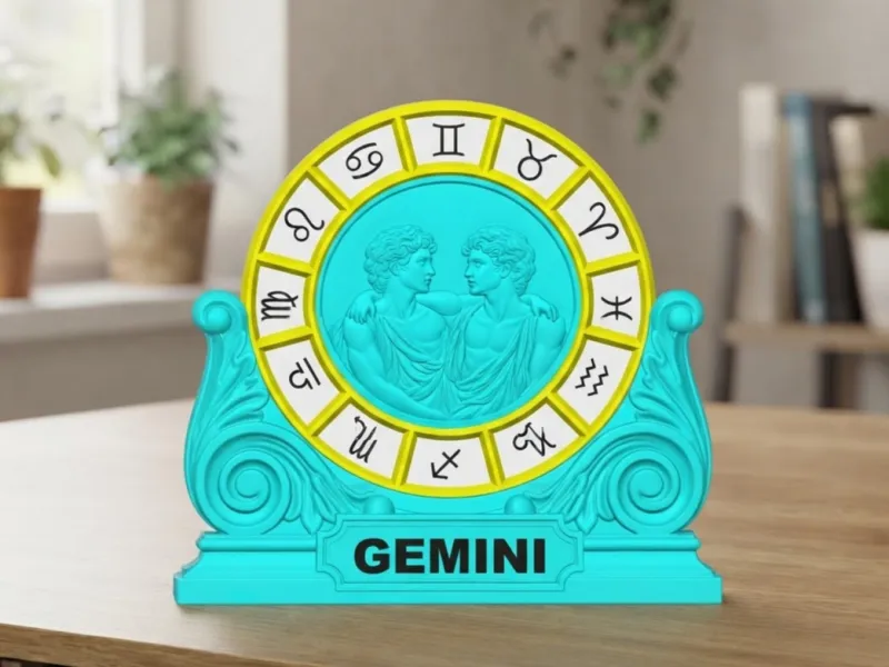 Zodiac Plaque_Gemini