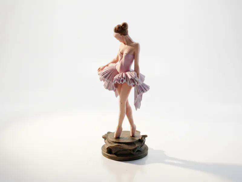 Ballerina Statue Graceful Dancer 3D Printable