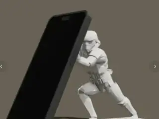 Storm Trooper Phone Holder