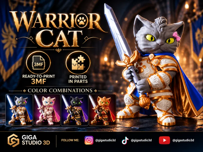 ⚔️🐱 WARRIOR CAT 🐱⚔️ Gata Knight