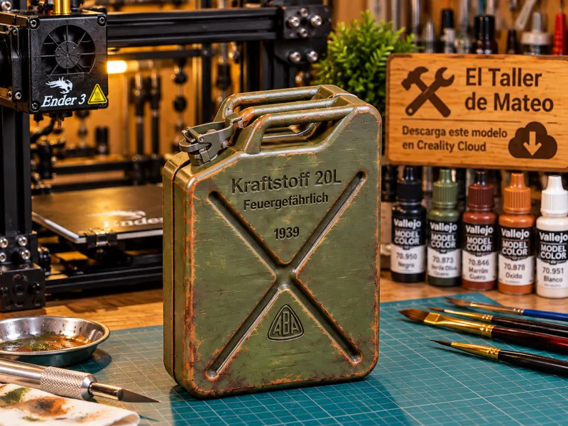 Bidón de Combustible– Colección Militar 