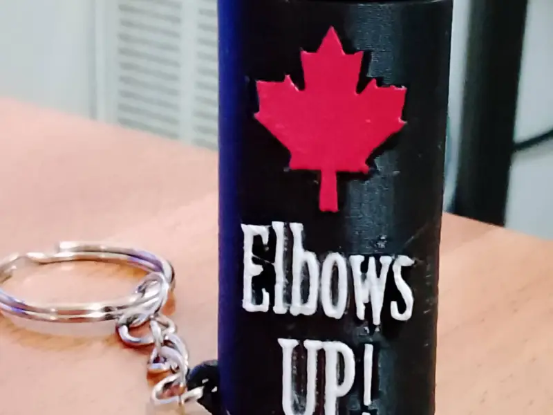 Elbows Up Feuerzeug-Etui