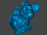 Piggy Bank Mouse (3D Scan Raptor Pro) 0.2mm-0
