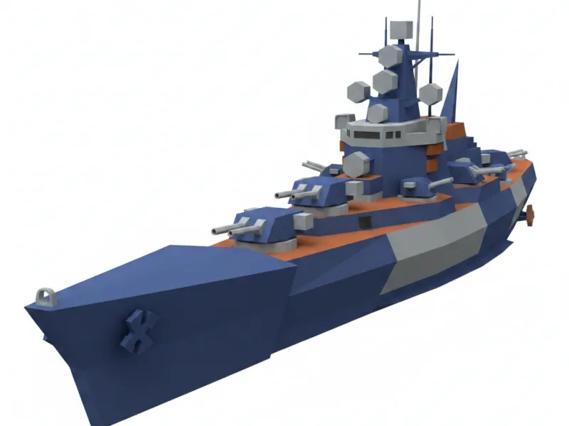 Destroyer gestileerd door mamouth