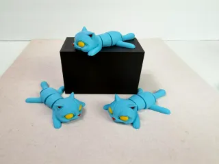 Articulated derpy cat