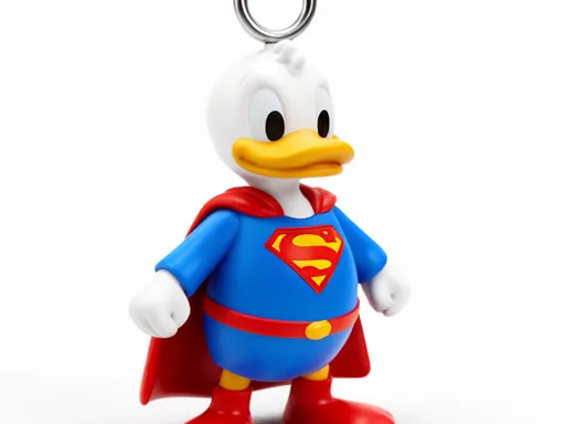 Donald Duck Superman Ring Figure