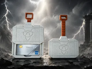 Thor's Hammer Credit Card Wand雷神之锤信用卡魔杖