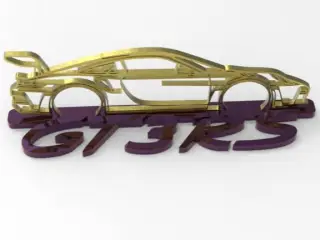 Porsche gtr3s stand