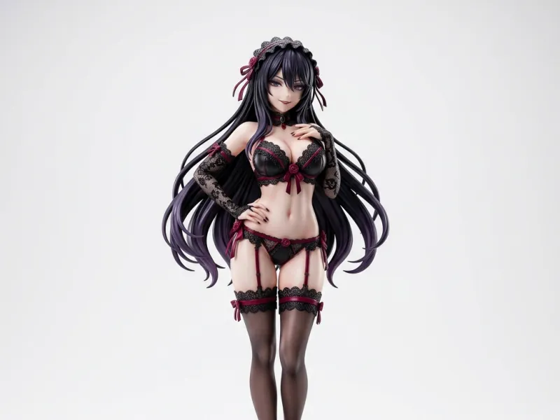 Anime Style Gothic Beach beauty