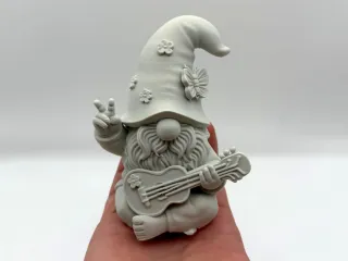 Flower Hippie Garden Gnome