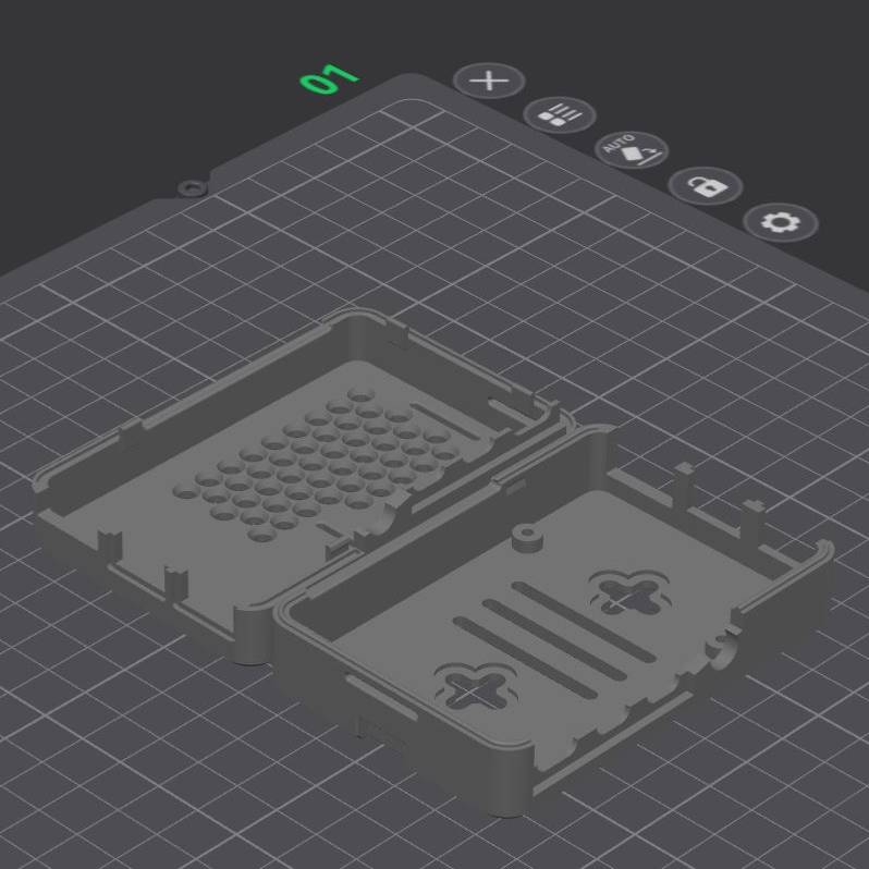 3D Printer Files | 3MF File | Raspberry Pi4 Case | Creality Cloud