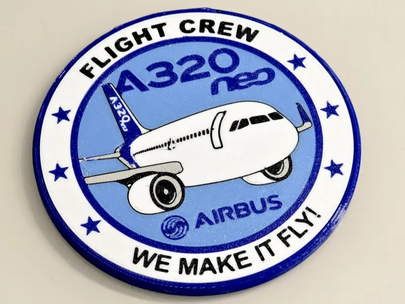 Airbus A320NEO - Tripulação de Voo - "Nós Fazemos Voar!" Conjunto de Porta-Copos