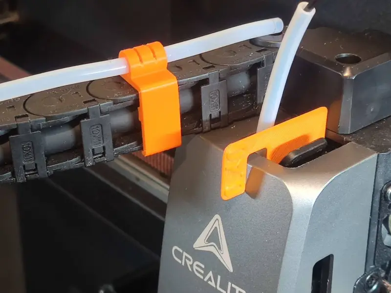 K2 Plus Trenner zum Drucken von TPU und Befestigungen für PTFE-Schlauch