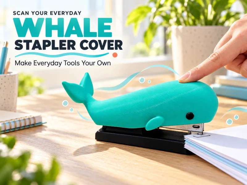 Whale Stapler Cover #Scan Your Space