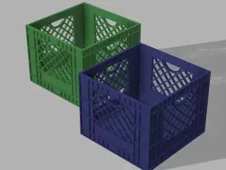 Stackable Milk Crate