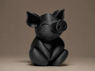Cute Little Piglet Figurine