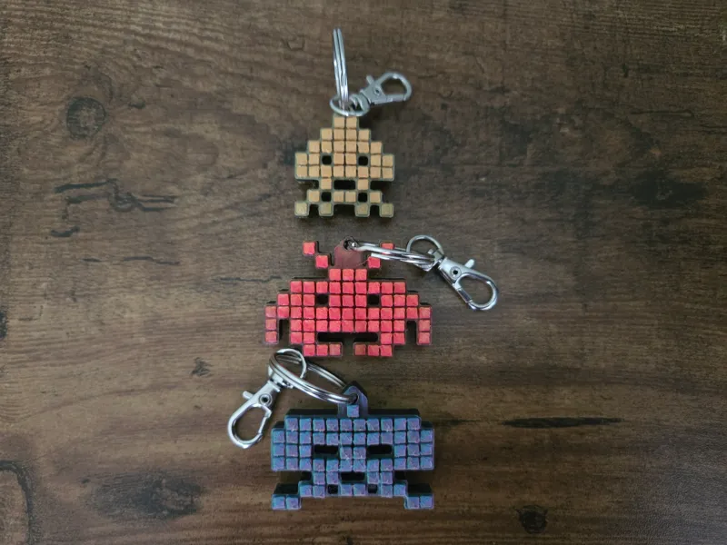 Chaveiro Space Invaders