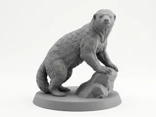 Honeybadger statue