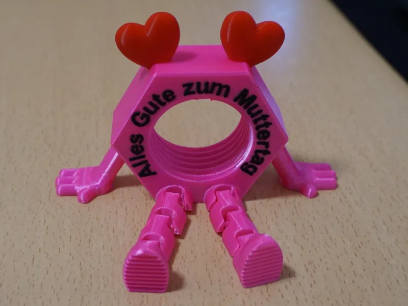 Mutter zum Muttertag | Wortspiel Geschenk | Schraubenmutter