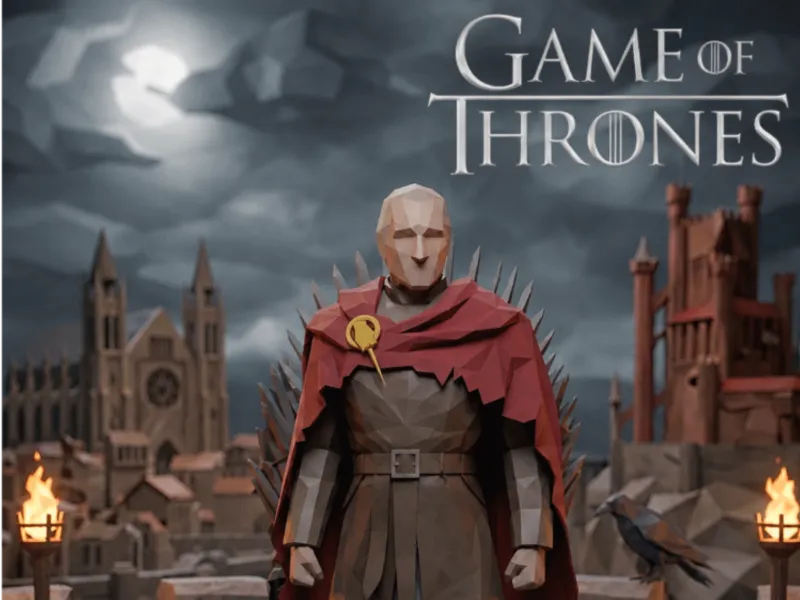 Game of Thrones Brooch – Medieval Fantasy Pin | 3D Printable