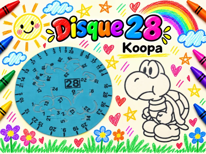 Disque pochoir 28