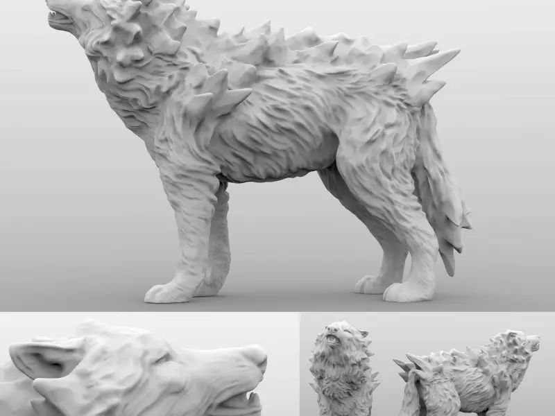 Winter Wolf (Howling)