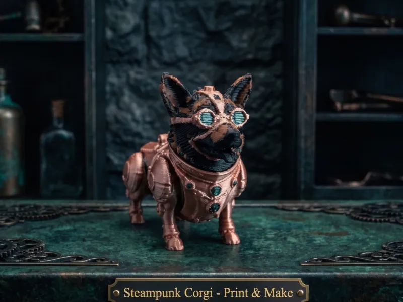 Cyber-Corgi: Edición Steampunk Héroe Mecánico