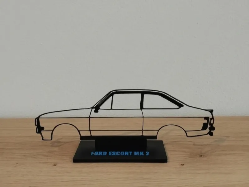 Silhouette Ford Escort MK2