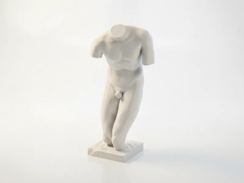 Iron Valentini Torso Classical Sculpture 3D Printable