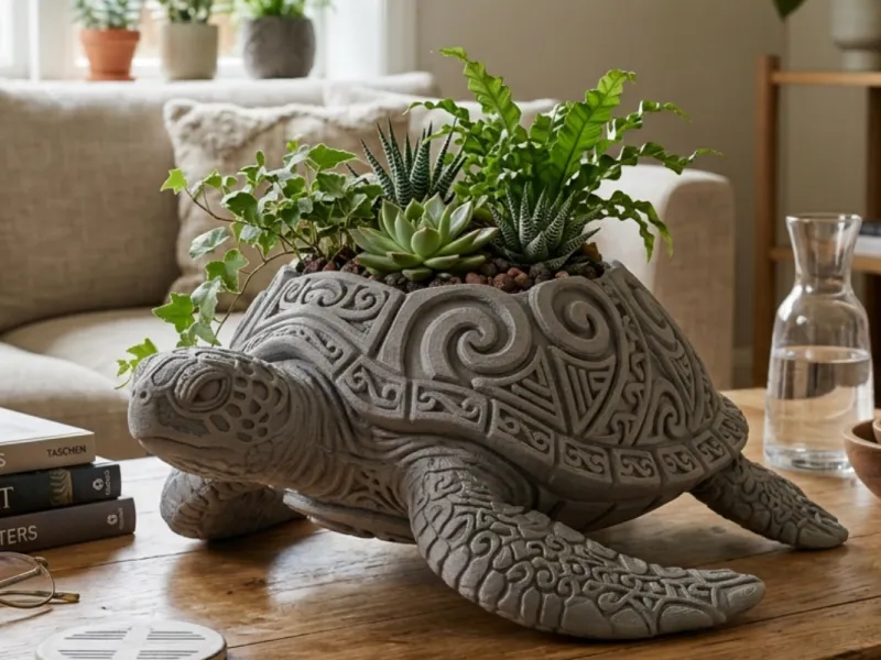 maceta tortuga