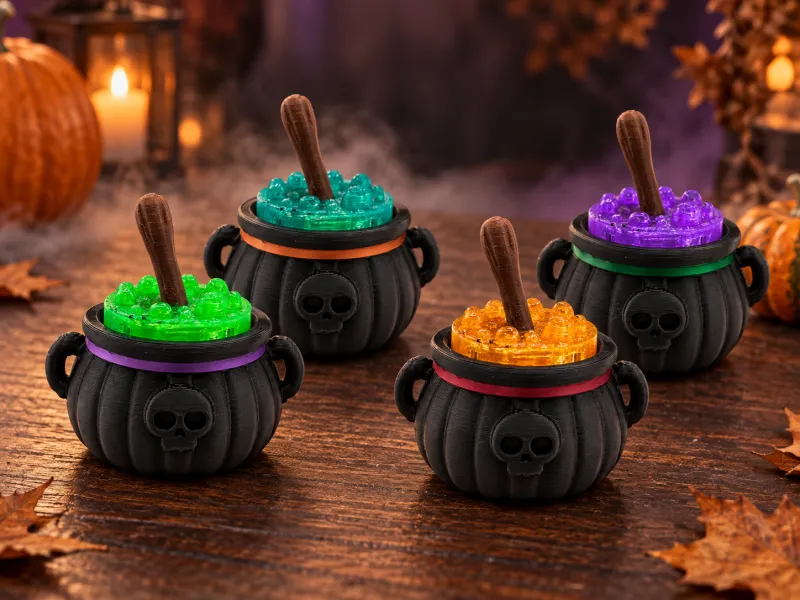 Witch Cauldron Clicker – Cute Halloween Fidget Toy
