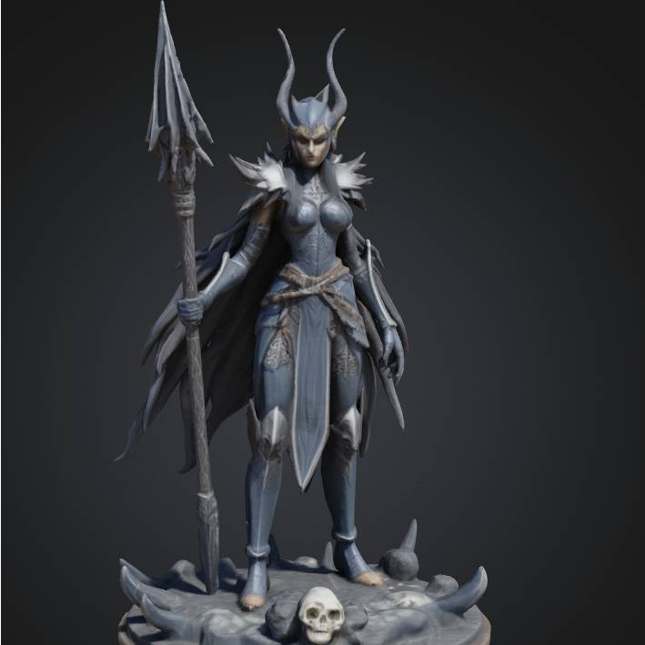 fallen elves female warrior game rpg