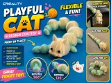 🐱 Infinity Flexi Cat – Print-in-Place Articulated Fidget-0