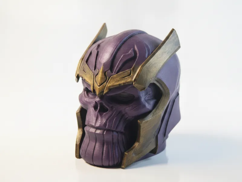 Crâne de Thanos - Sculpture de vilain Marvel imprimable en 3D