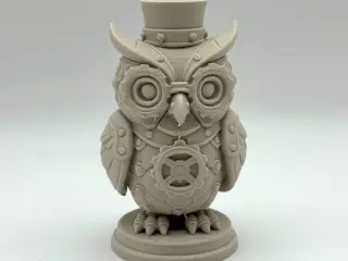Steampunk Owl Figurine