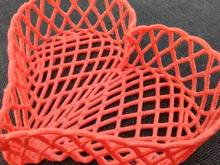 Heart Basket Mesh Organizer – Romantic Valentine Candy Gift