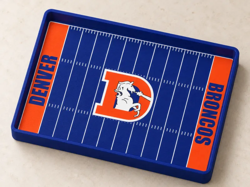 Denver Broncos Rétro - Plateau EDC Jour de Match de Football 2.0