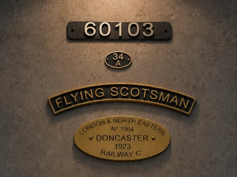 Kit Placas Flying Scotsman - 4472 - 60103 - LNER