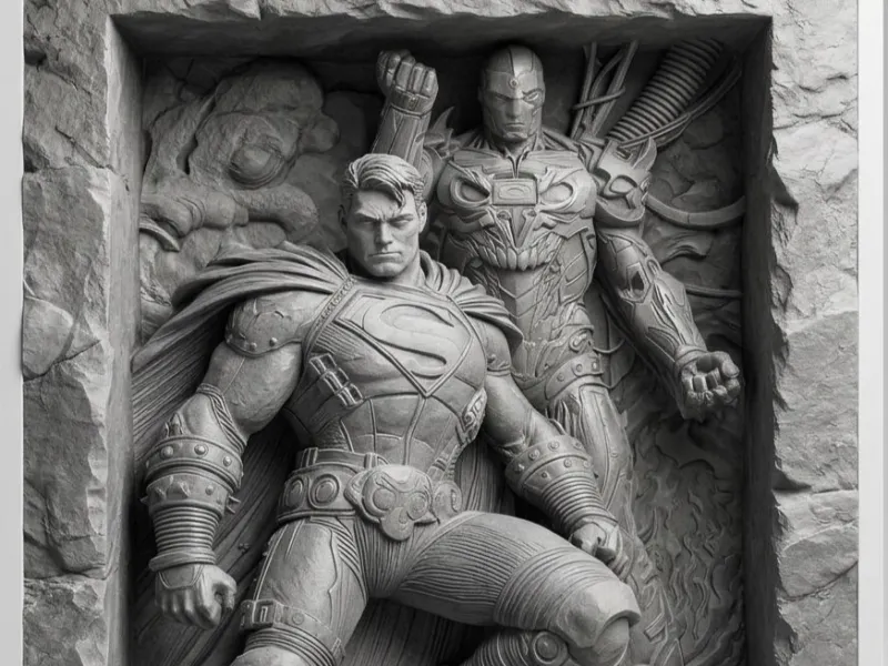 superman and Ciborg