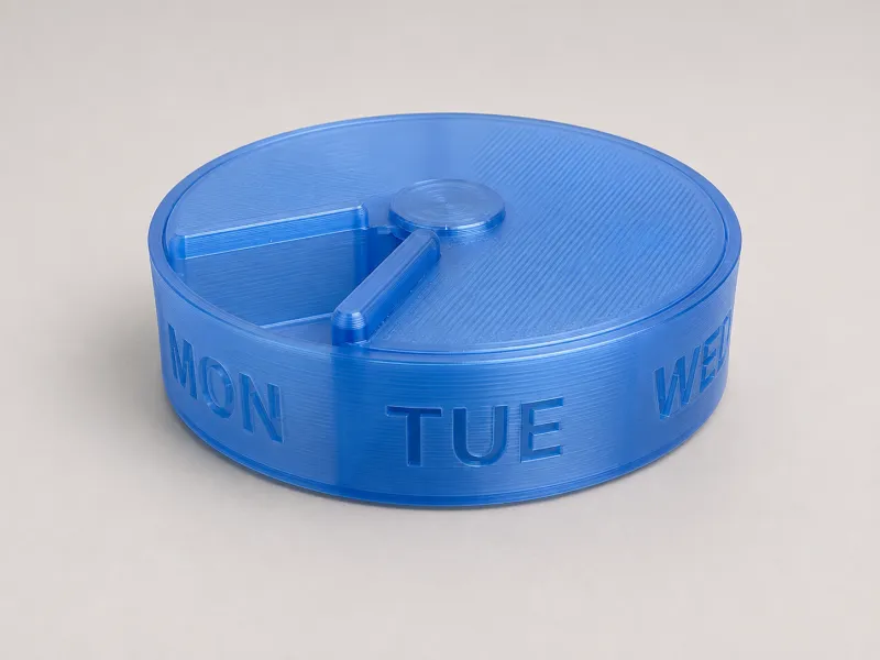7-Day Rotating Pill Organizer — CC0 Creator Spotlight