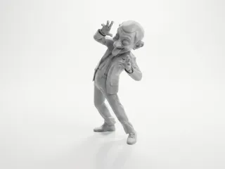 Goofy Mr Bean Dancing Figurine 3D Printable