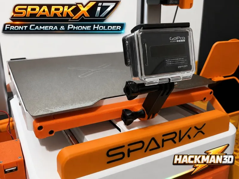 Soporte frontal para cámara y teléfono SparkX i7
