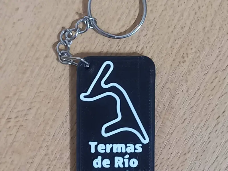 Termas de Río Hondo Circuit Keychain