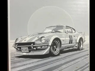 Nissan Fairlady Z (240Z) BW Hueforge 200x200