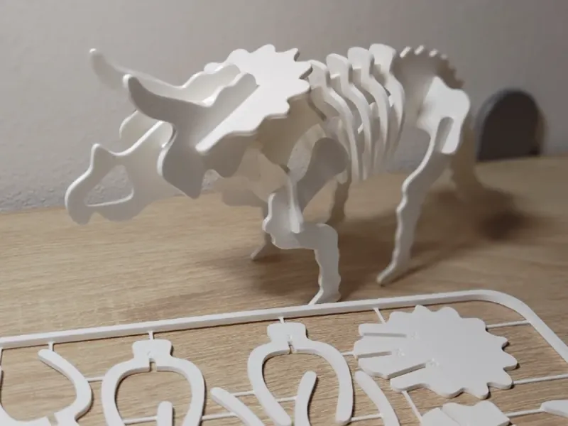 Triceratops Kit Card